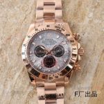 AAA Copy Rolex Daytona Watch Rose Gold Meteorite Face 43mm